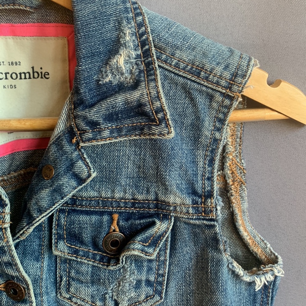 Kids XL Abercrombie Jean Vest